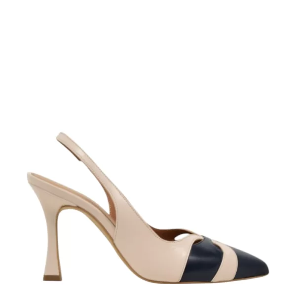 Γυναικείες γόβες Toutounis 2021039 μπλε δέρμα