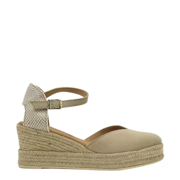 Γυναικείες εσπαντρίγιες Ragazza 0706 μπεζ δέρμα καστόρ