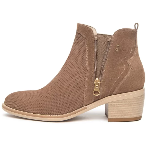 Μποτίνια NeroGiardini Velour Mou Velour Mou Tr Basilea 828 Natur