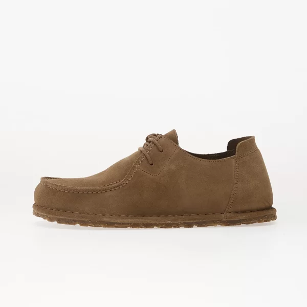 Sneakers Birkenstock Utti Lace Suede Leather Unisex Gray Taupe EUR 38