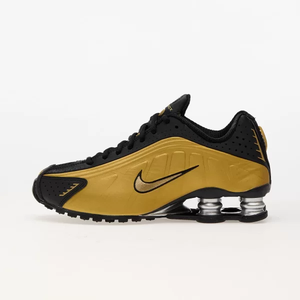 Sneakers Nike W Shox R4 Black/ Metallic Gold-Metallic Silver EUR 39