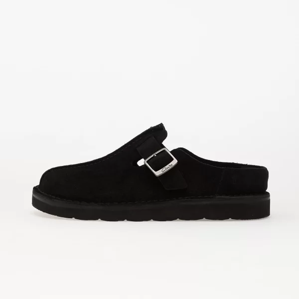 Sneakers Clarks Solsbury Mule Black Suede EUR 45