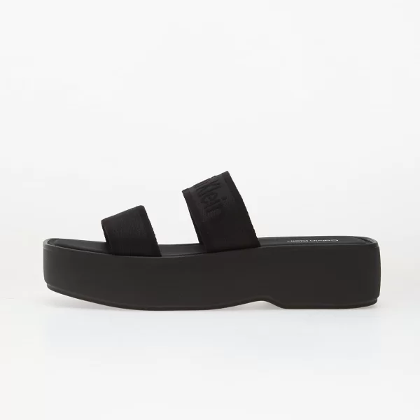 Sneakers Calvin Klein Flatform Sandal Webbin Black EUR 36