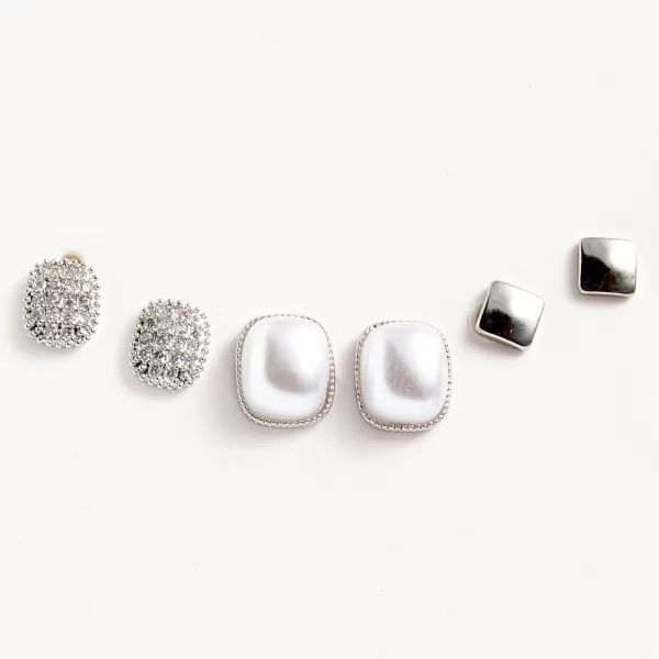 ΣΕΤ ΑΠΌ ΤΡΙΑ ΖΕΥΓΑΡΙΑ ΑΣΗΜΙ ΣΚΟΥΛΑΡΙΚΙΑ