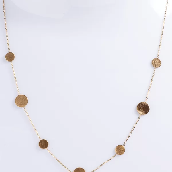 ΧΡΥΣΗ ΑΛΥΣΙΔΑ ΚΟΛΙΕ ΜΕ ΚΥΚΛΟΥΣ ΑΝΑ ΔΙΑΣΤΗΜΑΤΑ