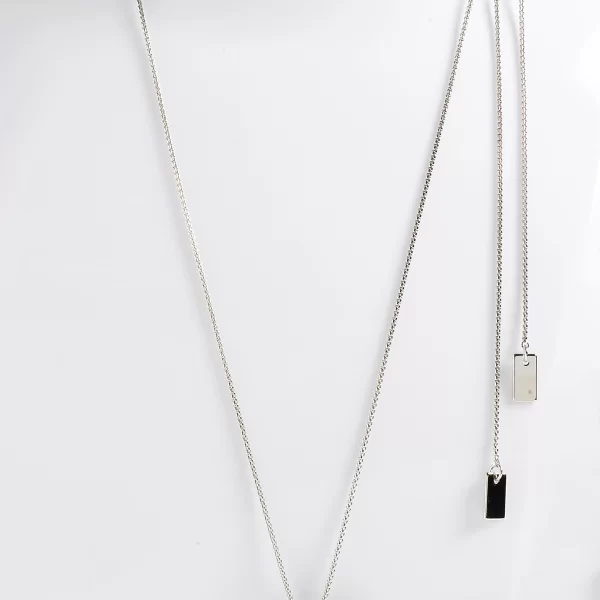 ΑΣΗΜΙ ΑΛΥΣΙΔΑ ΚΟΛΙΕ ΜΕ ΧΡΥΣΟ ΣΤΡΟΓΓΥΛΟ ΚΡΕΜΑΣΤΟ