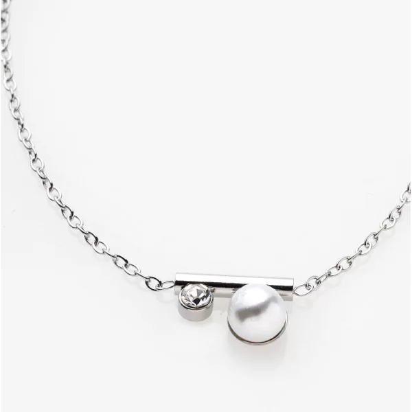 ΑΣΗΜΙ ΑΛΥΣΙΔΑ ΒΡΑΧΙΟΛΙ ΜΕ ΠΕΡΛΑ ΚΑΙ ΣΤΡΑΣ