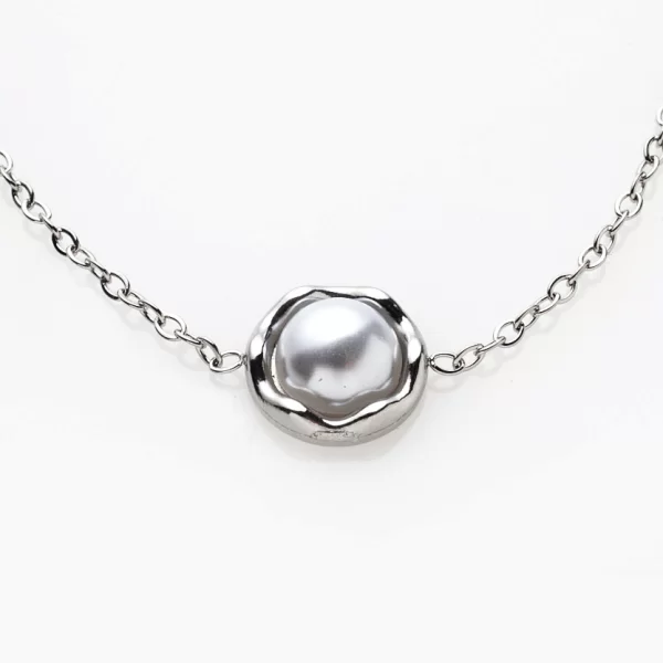 ΑΣΗΜΙ ΑΛΥΣΙΔΑ ΒΡΑΧΙΟΛΙ ΜΕ ΚΕΝΤΡΙΚΗ ΠΕΡΛΑ