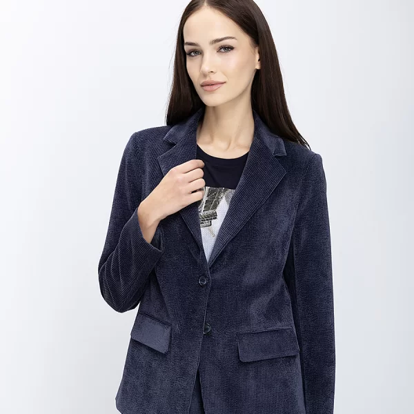 Γυναικείο Σακάκι Κοτλέ Regular Fit