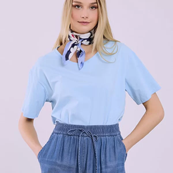 T-shirt μονόχρωμο SQ1794.4612+2