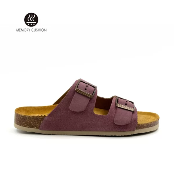 Γυναικεία Plakton Δερμάτινα Σανδάλια Afelpado 180010 MALVA