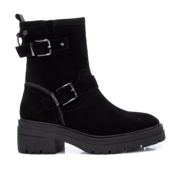 Γυναικεία ΔΕΡΜΑΤΙΝΟ ΜΠΟΤΑΚΙ CARMELA 68028 ΜΑΥΡΟ