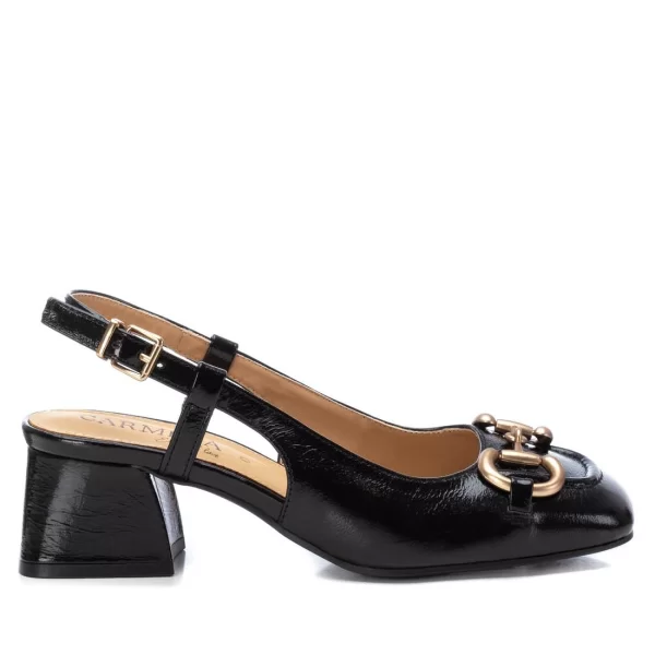 Γυναικείες CARMELA ΓΥΝΑΙΚΕΙΕΣ ΔΕΡΜΑΤΙΝΕΣ ΓΟΒΕΣ MULES 161443 ΜΑΥΡΟ