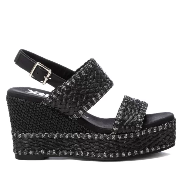 Γυναικεία Xti Γυναικεία Πλατφόρμα Ψάθινη 143820 Vegan ΜΑΥΡΟ