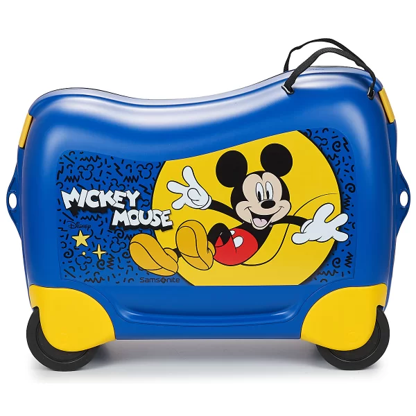 Βαλίτσα με σκληρό κάλυμμα Sammies RIDE-ON SUITCASE DISNEY MICKEY HAPPY