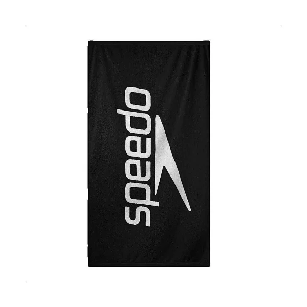 Μαγιό Speedo Serviette de sport Logo élégante noire et blanche