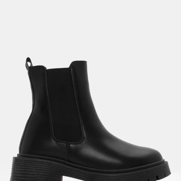 Μποτάκια Chelsea με Φερμουάρ - Μαύρο
