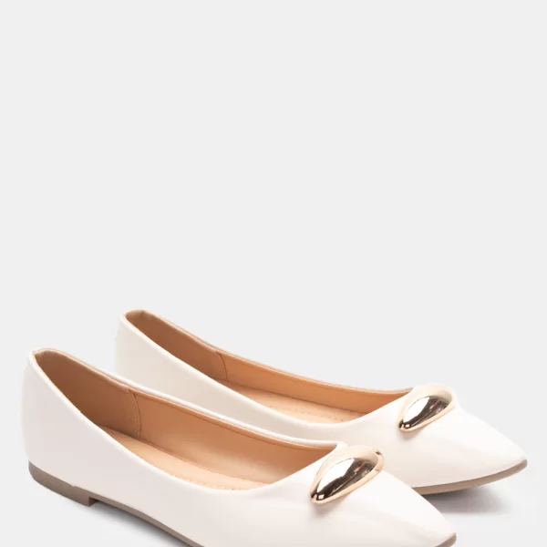 Μπαλαρίνες με Διακοσμητικό - Μπεζ