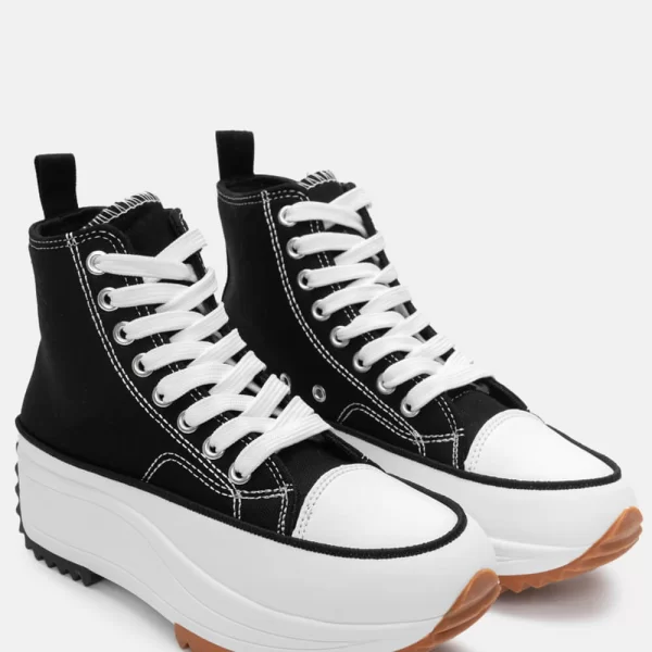 Sneakers Μποτάκια Δίσολα - Μαύρο