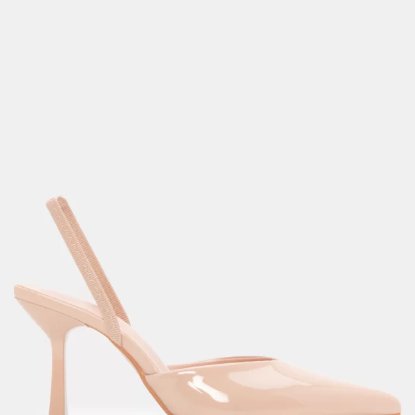 Γόβες Μυτερές με Λάστιχο - Μπεζ