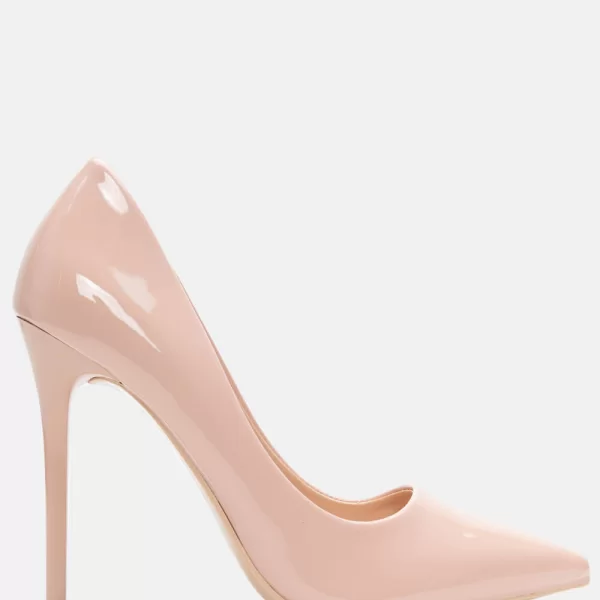 Γόβες Μυτερές Λουστρίνι - Nude