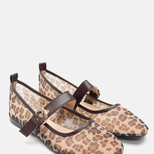 Μπαλαρίνες με Μπαρέτα - Animal Print