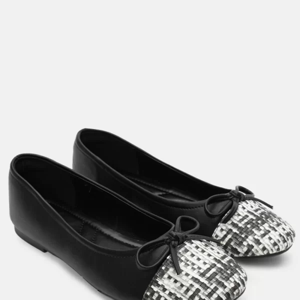 Μπαλαρίνες με Διακοσμητικό Φιόγκο - Μαύρο