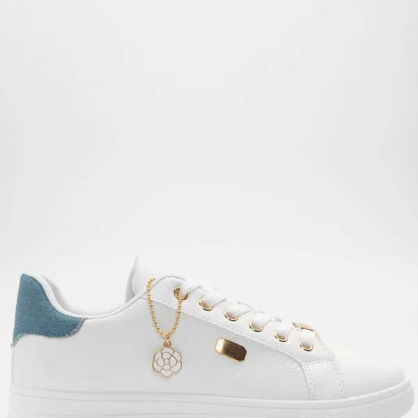 Sneakers Basic Snake Print - Denim