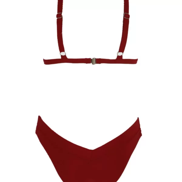 GIGI Μαγιό Σετ Μπικίνι Τριγωνάκι - Μπορντό