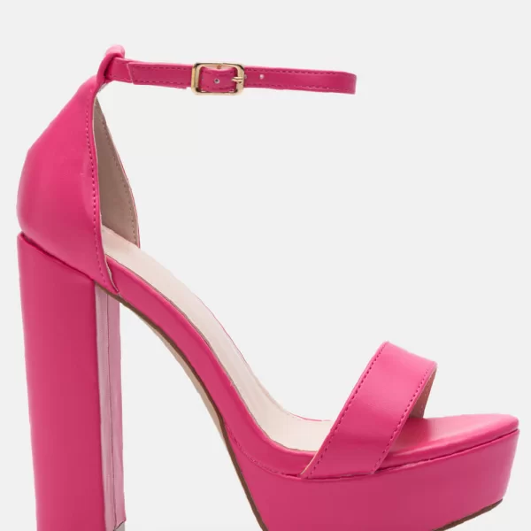 Πέδιλα με Κλειστή Φτέρνα & Φιάπα - Φούξια