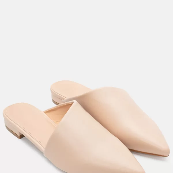 Mules Μυτερά - Μπεζ