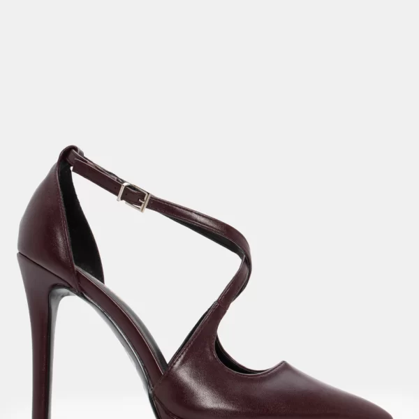 Γόβες Μυτερές με Φιάπα - Μπορντό