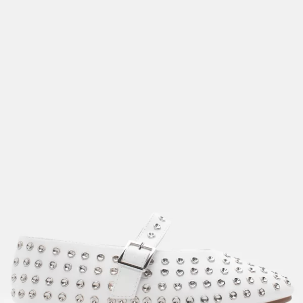 Μπαλαρίνες με Μπαρέτα & Διακοσμητικά Τρούκς - Λευκό