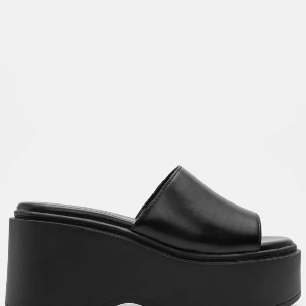 Πλατφόρμες με Φαρδιά Φάσα - Μαύρο