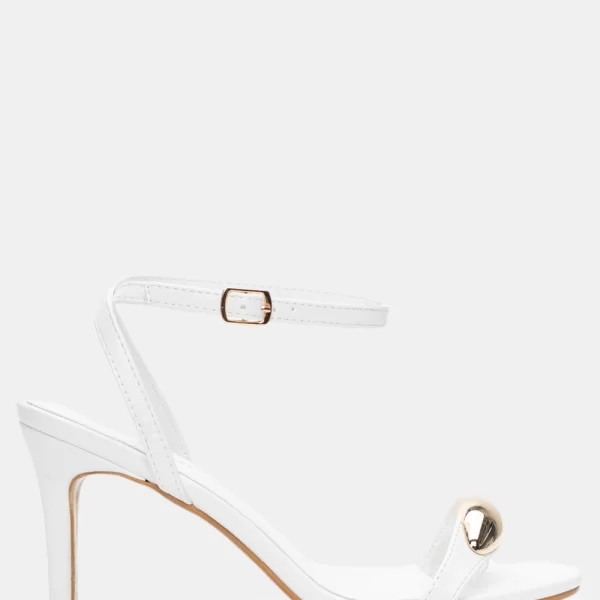 Πέδιλα με Διακοσμητικό - Λευκό