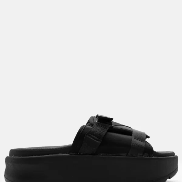 Σανδάλια Flatform με Λουράκια Scratch - Μαύρο