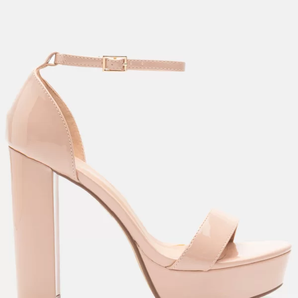 Πέδιλα με Φιάπα & Μπαρέτα - Nude