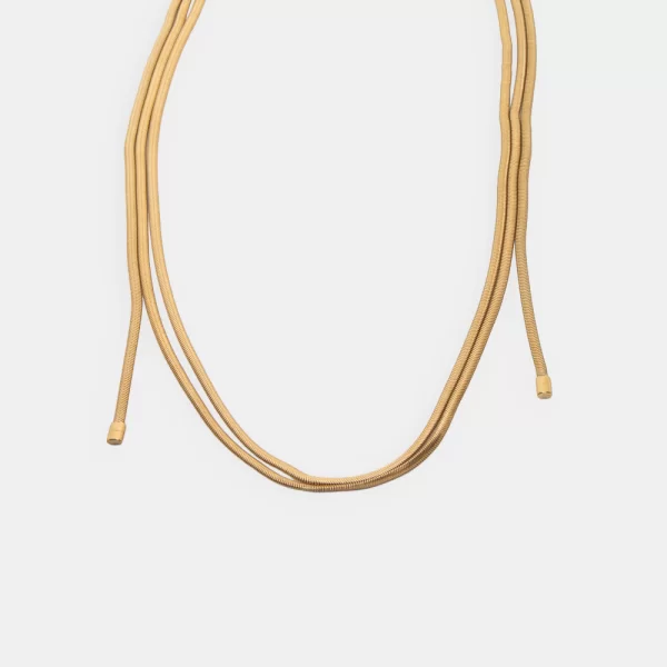 Κολιέ Αλυσίδα Χωρίς Κούμπωμα - Χρυσό