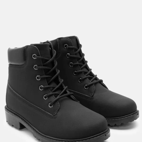 Αρβυλάκια με Τρακτερωτή Σόλα - Μαύρο