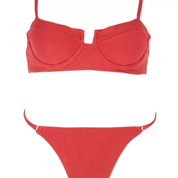 GIGI-Μαγιό Σετ Μπικίνι Ριπ Brazil με Μπανέλα - Σάπιο Μήλο