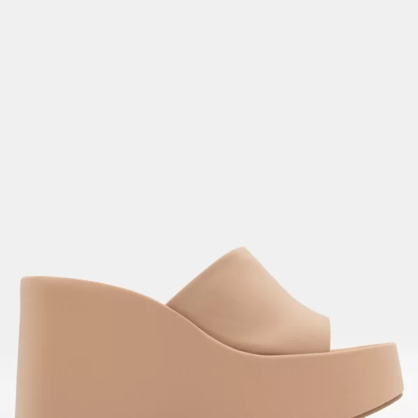 Πλατφόρμες με Φαρδιά Φάσα - Nude