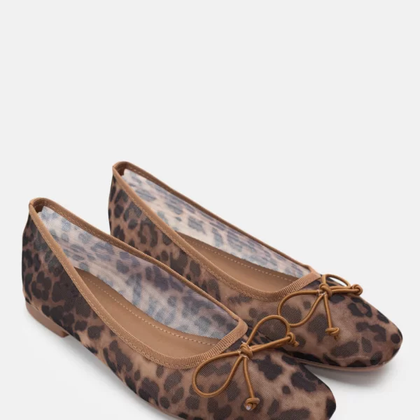 Μπαλαρίνες με Διακοσμητικό Φιόγκο - Κάμελ