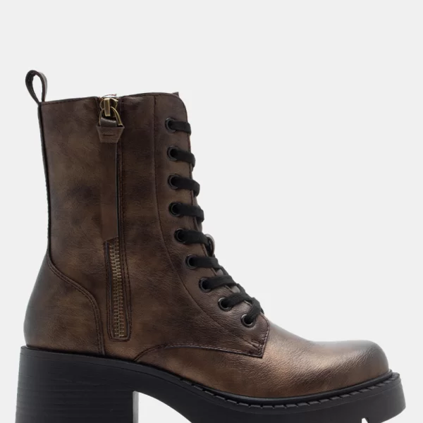 Αρβυλάκια με Διακοσμητικό Φερμουάρ - Μπρονζέ