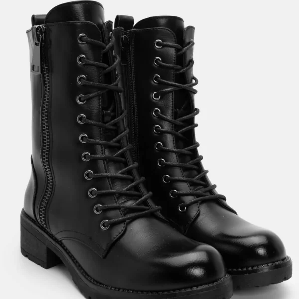 Αρβυλάκια με Διακοσμητικό Φερμουάρ - Μαύρο