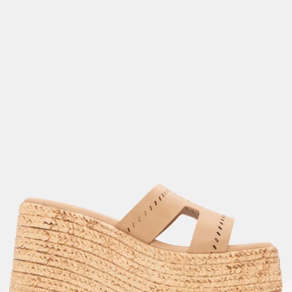 Πλατφόρμες με Φαρδιά Φάσα - Μπεζ-Σκούρο