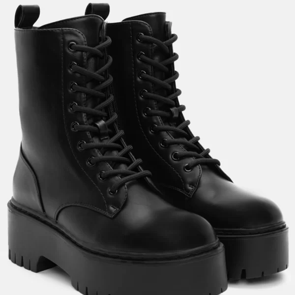 Αρβυλάκια Δίσολα με Φερμουάρ - Μαύρο