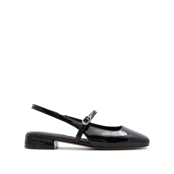 Μαύρη μπαλαρίνα λουστρίνι HUGUETTE