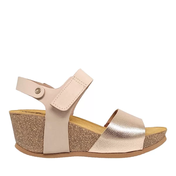 WalkMe δερμάτινες πλατφόρμες WM101161D μπέζ