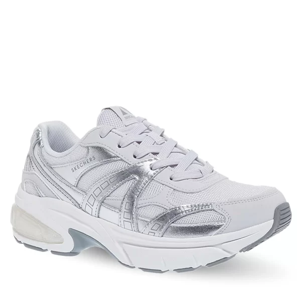 Γυναικεία Δερμάτινα Αθλητικά Παπούτσια Skechers 177357_Gry