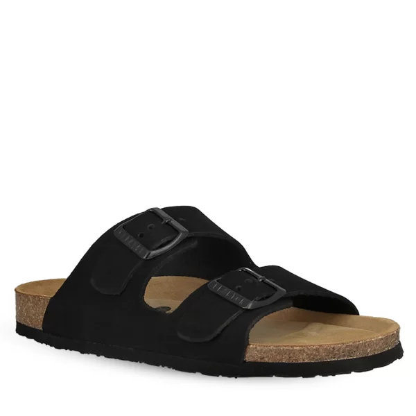 Γυναικεία Δερμάτινα Σανδάλια Plakton 180010 Negro